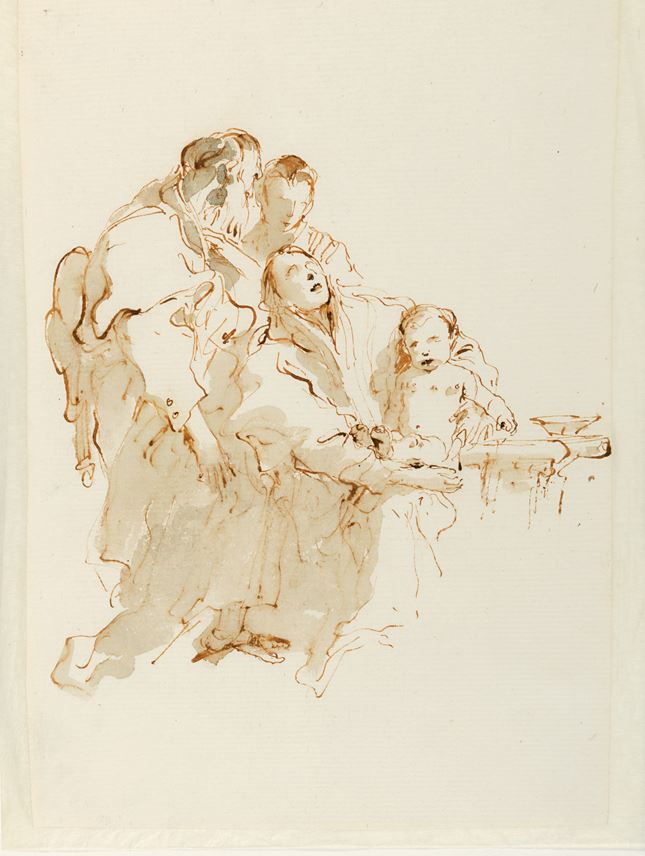 Giovanni Battista Tiepolo - The Holy Family | MasterArt